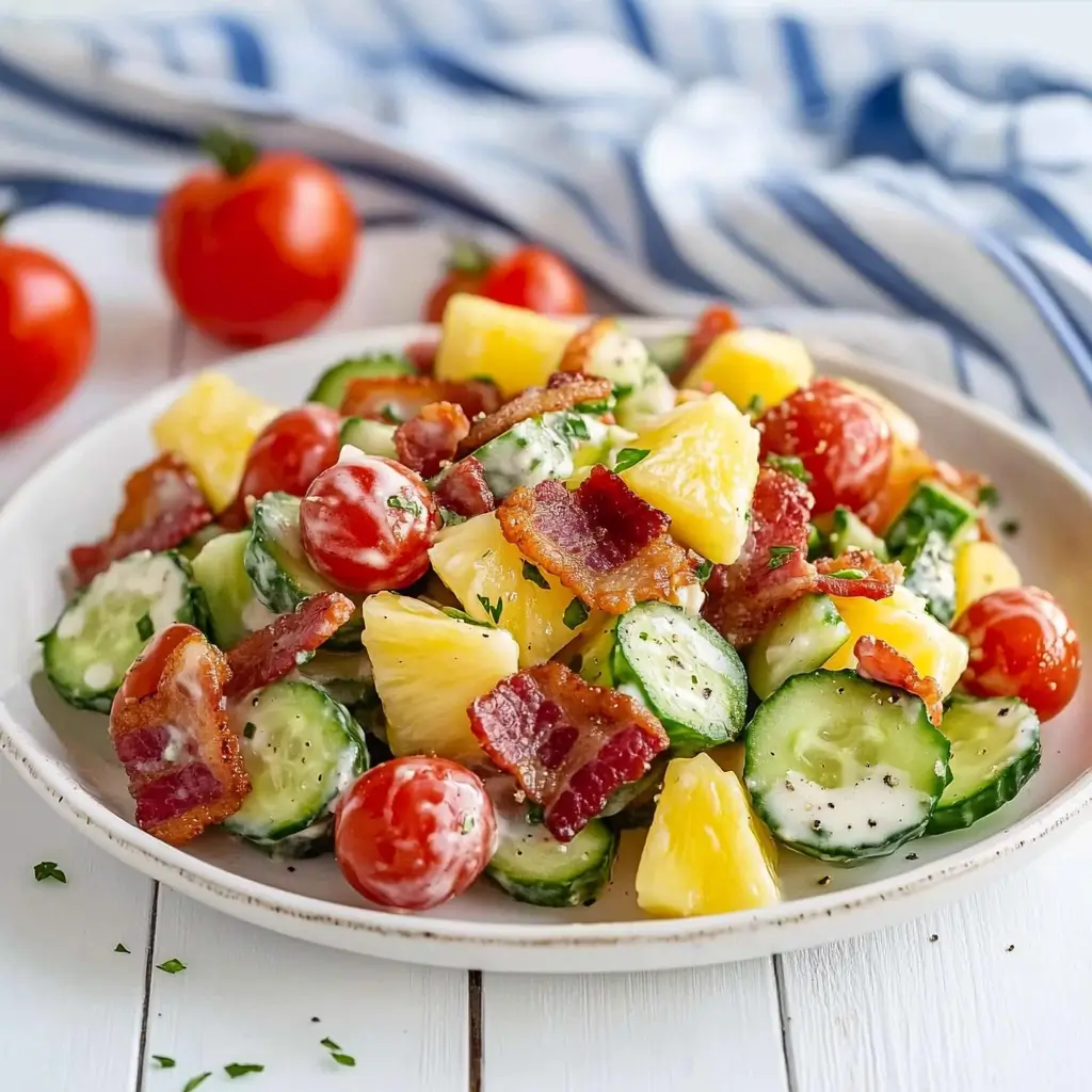 creamy bacon salad
