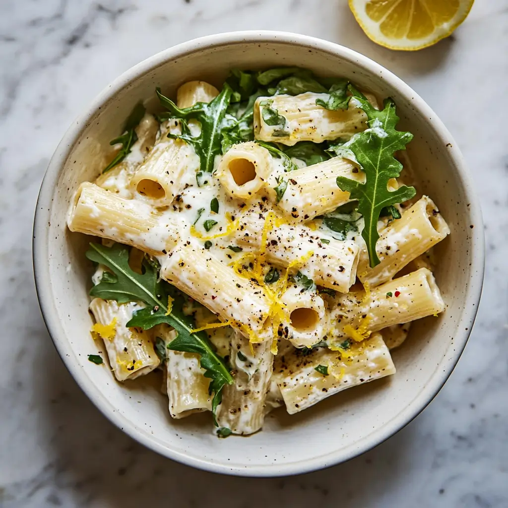 Creamy lemon ricotta pasta