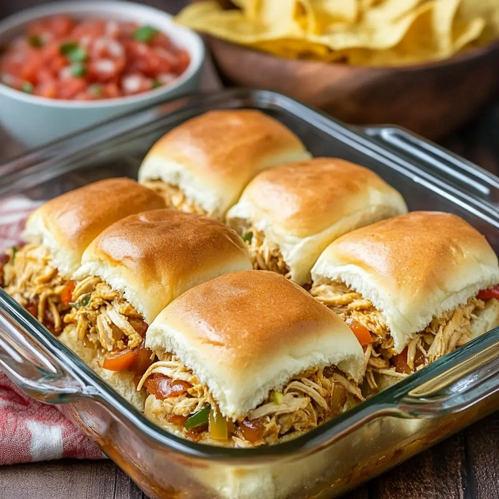 Spicy chicken sliders