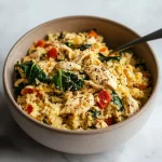 Creamy chicken cauliflower rice