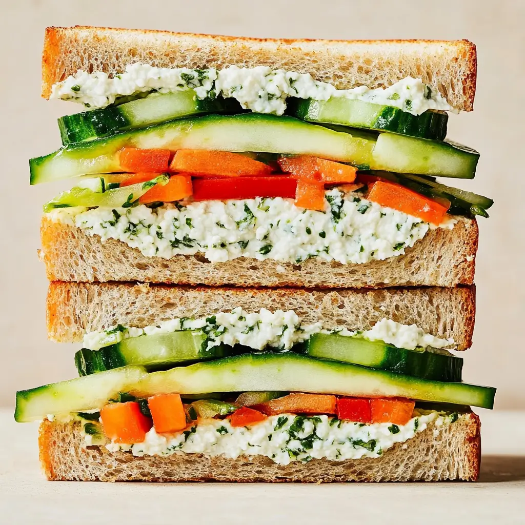 ricotta and avocado sandwich