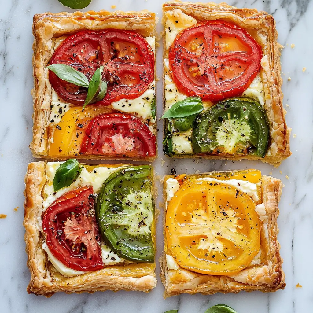 Heirloom Tomato Ricotta Tart
