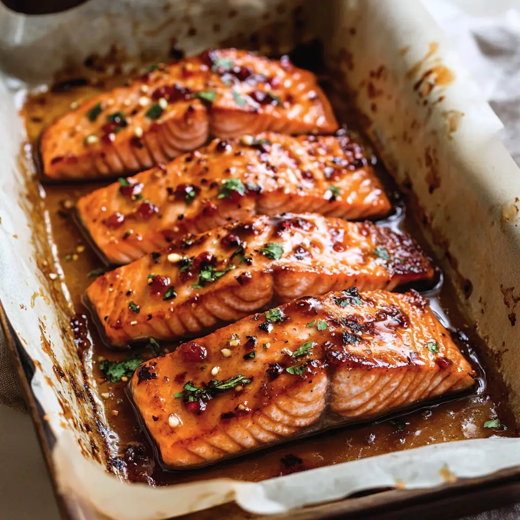 Glazed Baked Salmon