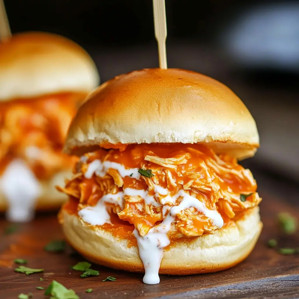 Cheesy Baked Chicken Sliders