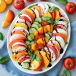 Summer Peach Caprese