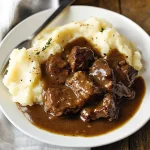 Sirloin Tips in Gravy