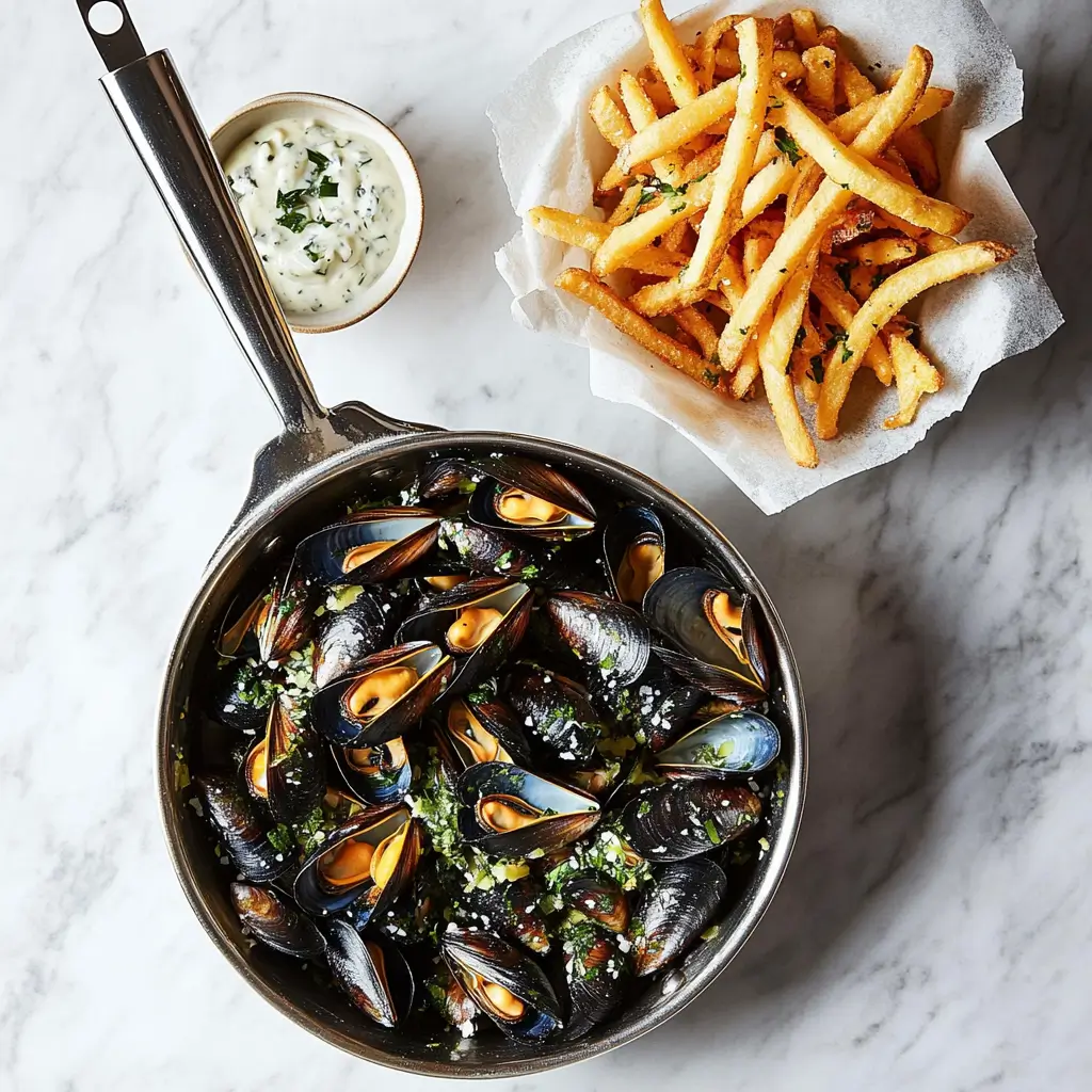Moules-frites recipe