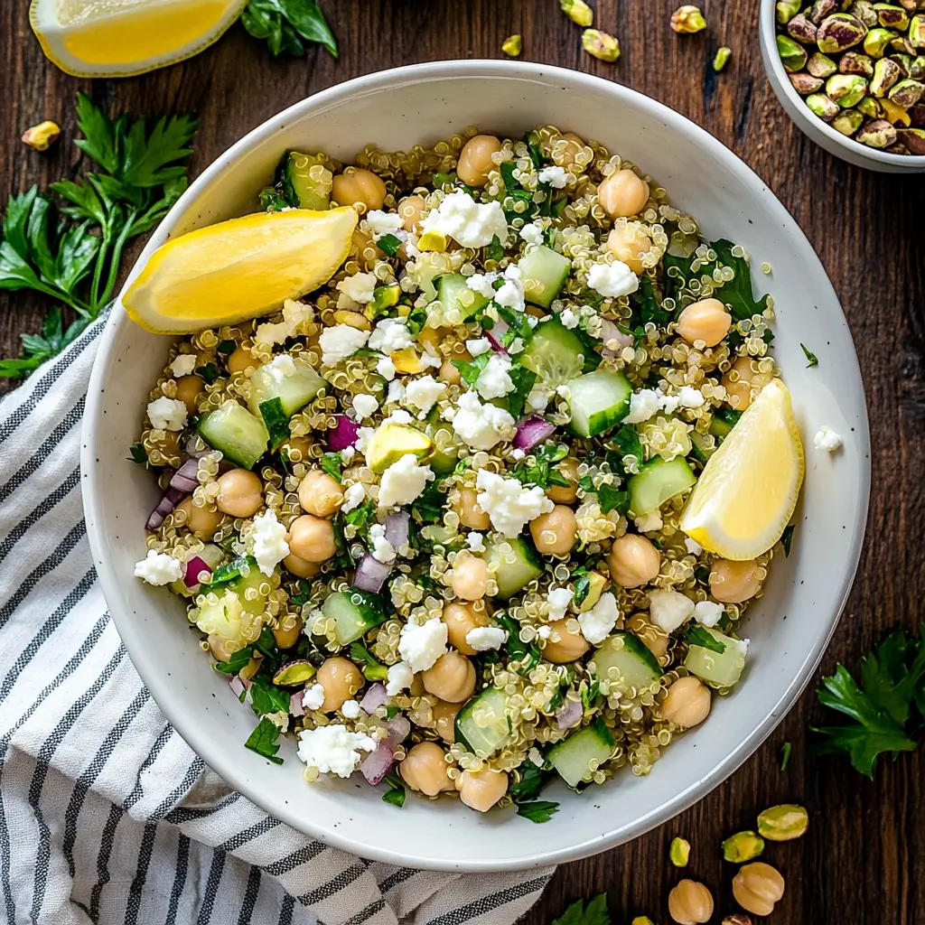 Quinoa Chickpea Salad