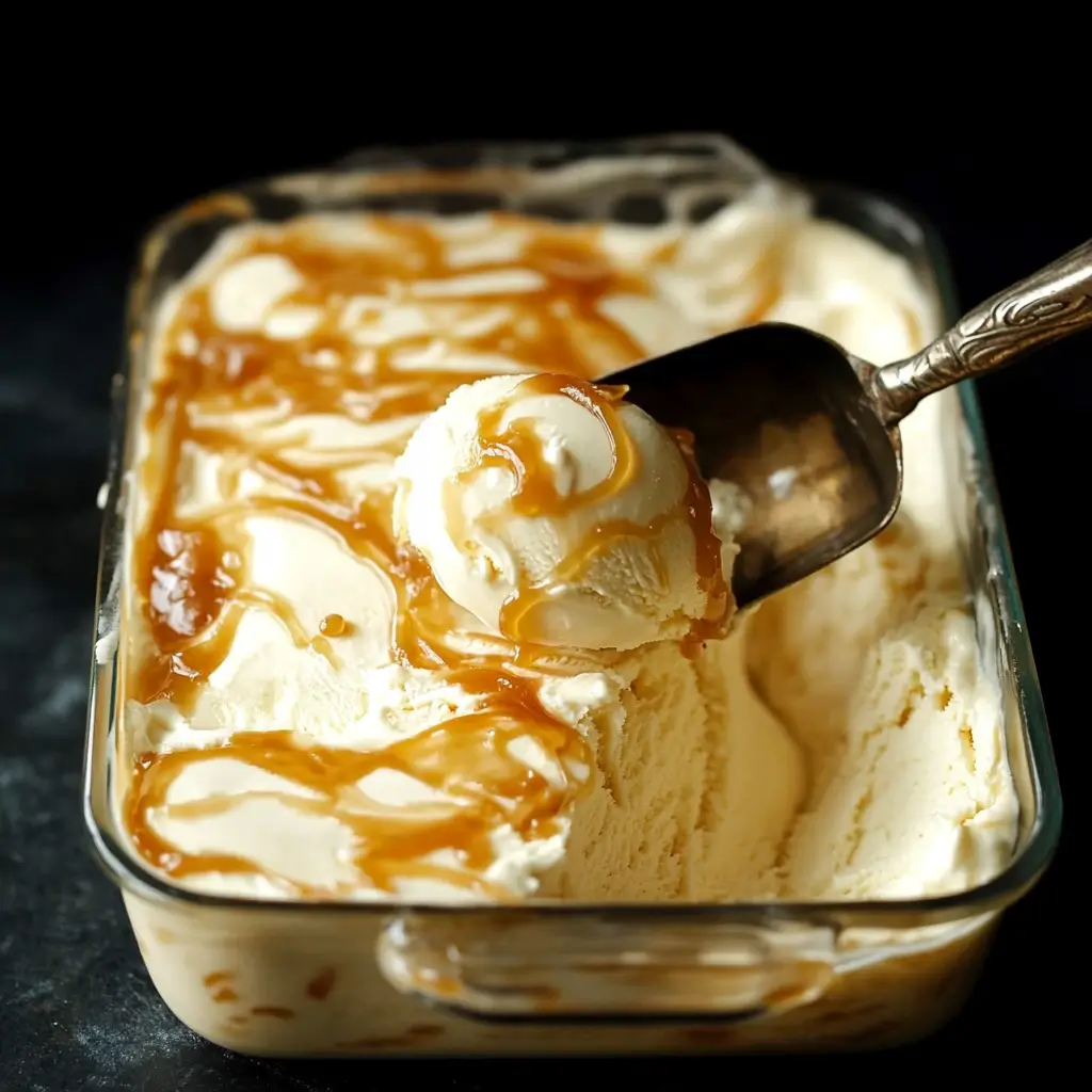 Salted caramel ice cream