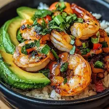 Spicy Shrimp and Avocado Rice Bowl: An Incredible Essential Recipe