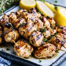 Grilled Lemon Herb Chicken Thigh Skewers: An Incredible Ultimate Recipe