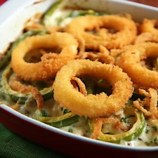 Green Bean Casserole with Onion Rings: An Amazing Ultimate Recipe for 6 People