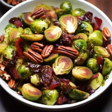Brussels Sprouts with Bacon, Pecans, and Cranberries: An Incredible Ultimate Recipe