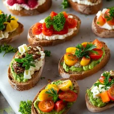 Colorful Easter Crostini: An Amazing Ultimate Recipe for 10 Guests
