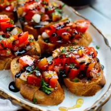 Bruschetta With Balsamic Glaze: An Incredible Ultimate Recipe