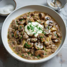 Beef and Mushroom Stroganoff With Greek Yogurt Sauce: An Incredible Ultimate Recipe