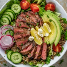 Grilled Steak and Quinoa Salad with Avocado Ranch: An Amazing Ultimate Recipe