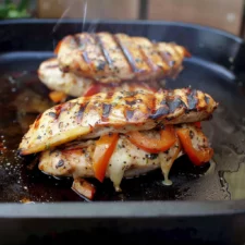 Grilled Chicken Stuffed with Cheese and Peppers: An Amazing Ultimate Recipe
