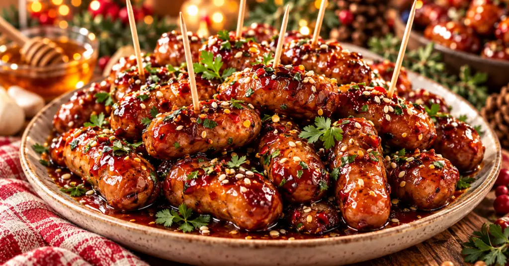 Hoisin & Honey Chipolatas – Sticky, Sweet & Savory Party Appetizer