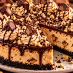 No-Bake Chocolate Peanut Butter Cheesecake – Rich, Creamy & Irresistible